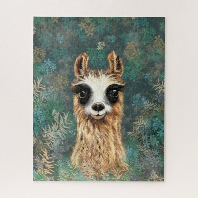 Puzzle Llama pour bébé curieux - mignonne - (Vertical)