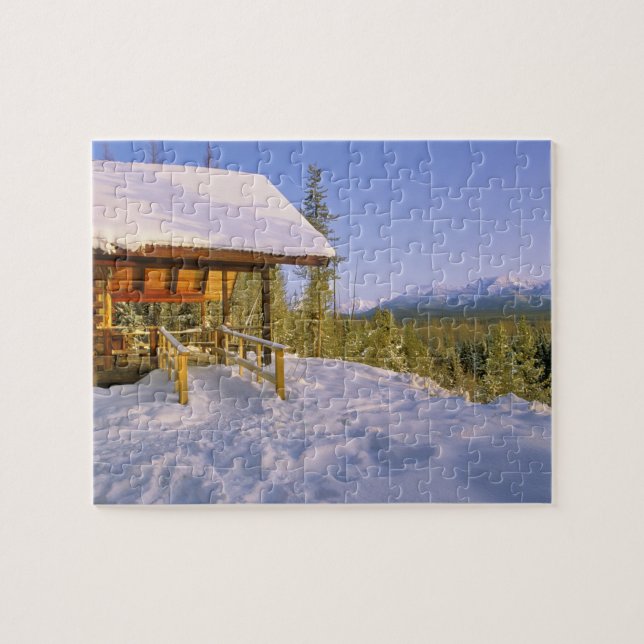 Puzzle Location de Cabines USFS Schnauss en hiver (Horizontal)