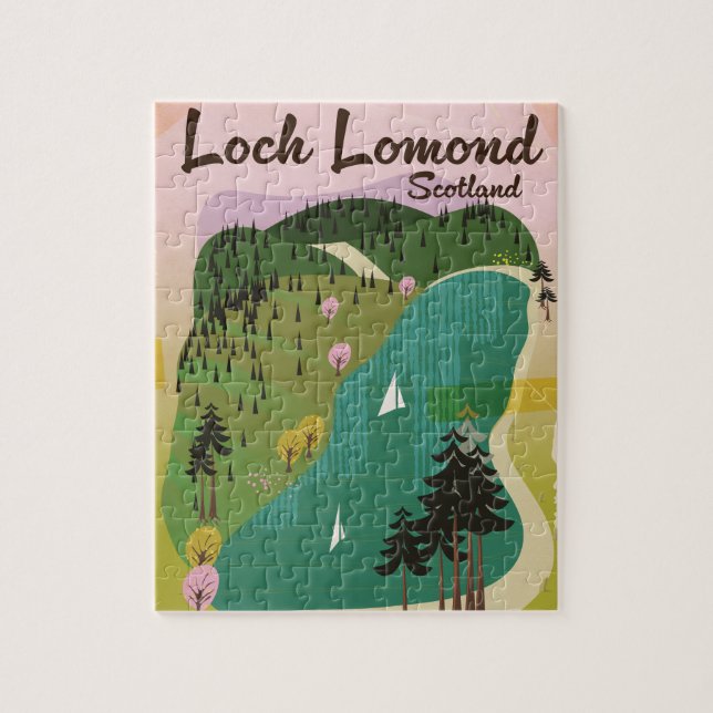 Puzzle Loch Lamond Écosse (Vertical)
