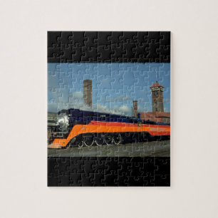 Puzzle Locomotive #4449_Trains de "lumière du jour" de PS