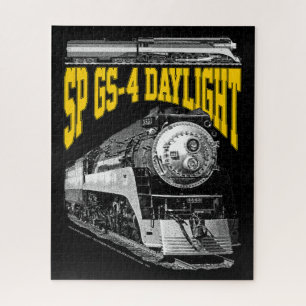 Puzzle Locomotive à vapeur SP GS-4 Daylight. Train 4449