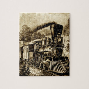 Puzzle Locomotive à vapeur vintage