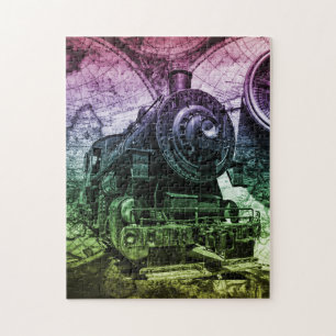 Puzzle Locomotive à vapeur vintage