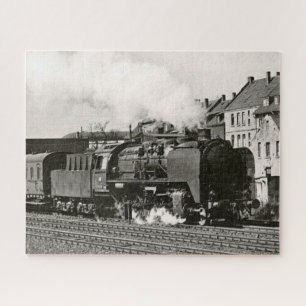 Puzzle Locomotive à vapeur vintage chemin de fer