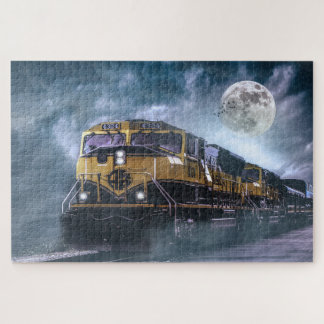 Puzzle Locomotive et Pleine lune