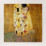 Puzzle L'oeuvre de peinture classique Kiss Gustav Klimt<br><div class="desc">Peintre autrichien impérial Gustav Klimt,  chef-d'oeuvre : La peinture de Kiss</div>