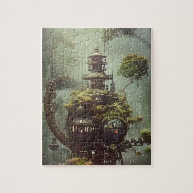 Puzzle Logement Jungle Steampunk (Vertical)