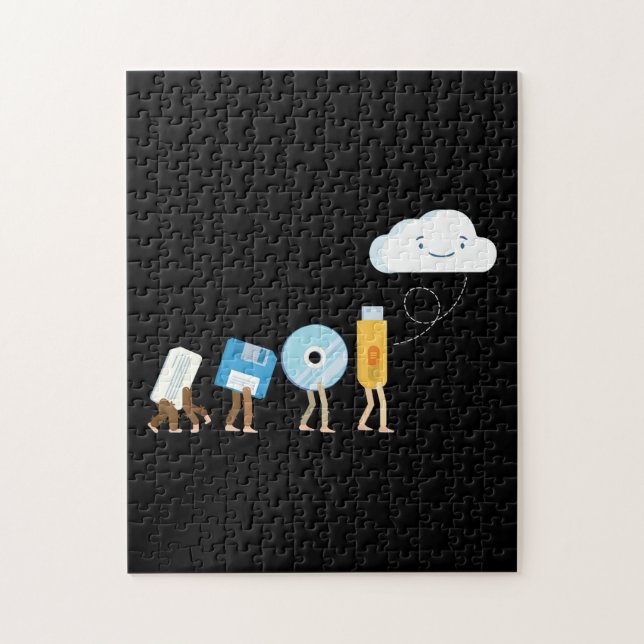 Puzzle Logiciel d'ingénierie informatique Funny Geek (Vertical)