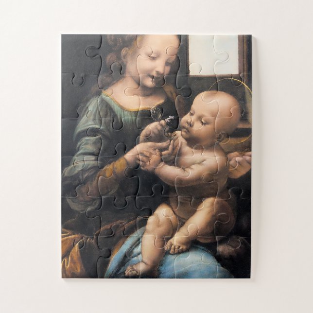 Puzzle logique imprimable | Benois Madonna Puzzle (Vertical)