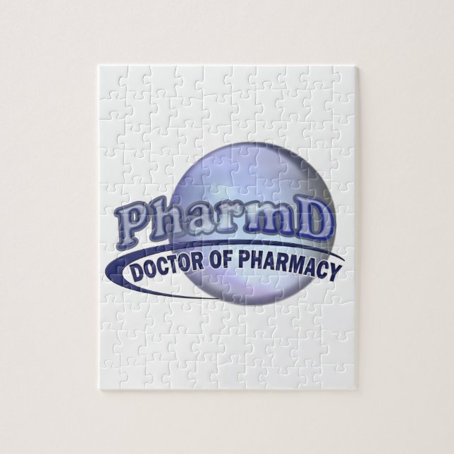 Puzzle LOGO de PharmD - DOCTEUR OF PHARMACY (Vertical)