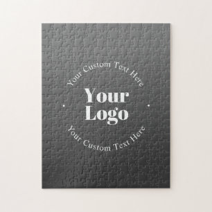 Puzzle Logo d'entreprise ou design & texte modifiable