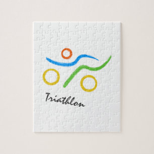 Puzzle Logo du triathlon