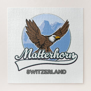 Puzzle Logo voyage Matterhorn Suisse