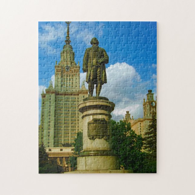 Puzzle Lomonosov Moscow State University Architecture (Vertical)
