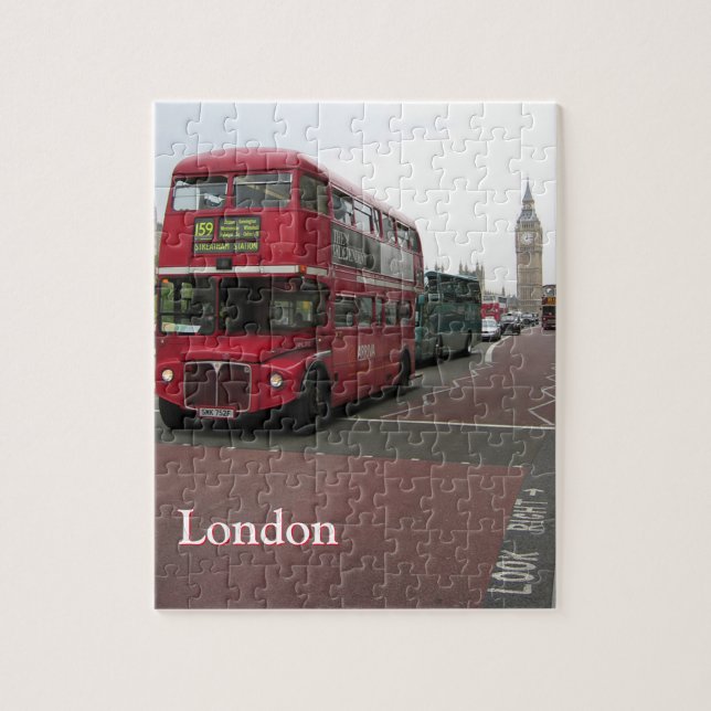 Puzzle London Double-decker Bus (Vertical)