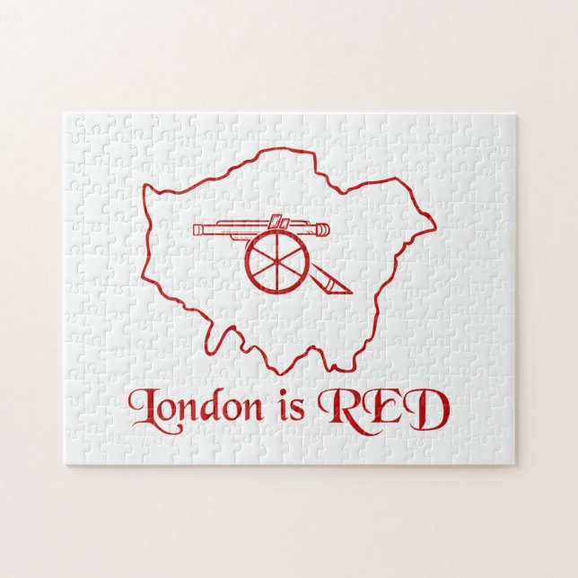Puzzle London Is Red Arsenal  (Horizontal)