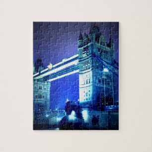 Puzzle London Tower Bridge & Blue Night