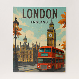 Puzzle Londres Angleterre Big Ben Tamise Paysage Urbain
