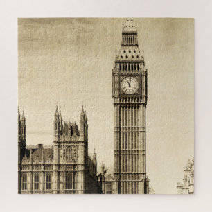 Puzzle Londres Big Ben : Vintage View