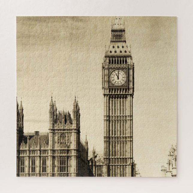Puzzle Londres Big Ben : Vintage View (Vertical)