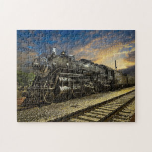 Puzzle Long train foncé