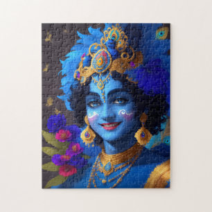 Puzzle Lord Krishna Indian God Deity