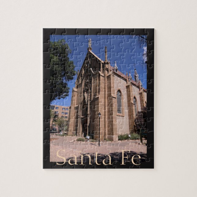 Puzzle Loretto Chapelle Père Noël Fe Nouveau-Mexique (Vertical)