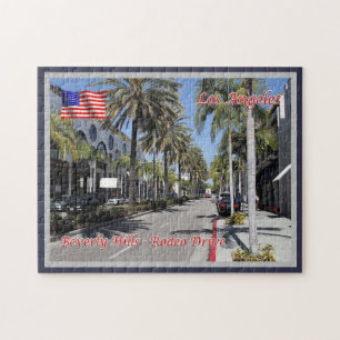 Puzzle Los Angeles - Beverly Hills - Rodeo Drive - États-
