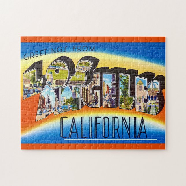 Puzzle Los Angeles California (Horizontal)