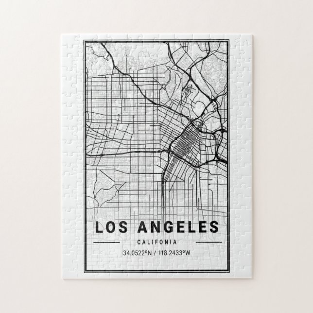 Puzzle Los Angeles California USA Cities Travel City Cart (Vertical)