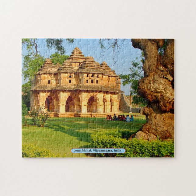 Puzzle Lotus Mahal, Vijayanagara, Inde (Horizontal)