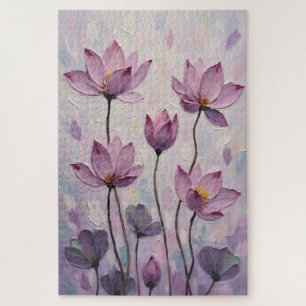 Puzzle Lotus – Peinture à l'huile