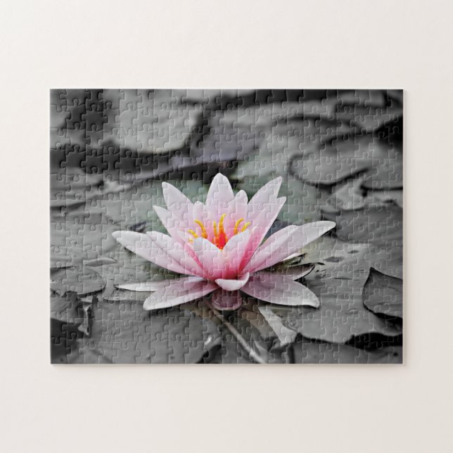 Puzzle Lotus rose (Horizontal)
