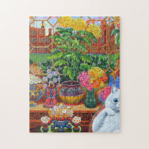 Puzzle Louis Wain Flower Love Chat