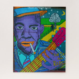 Puzzle Louisiana Street Art.voeux de Noël