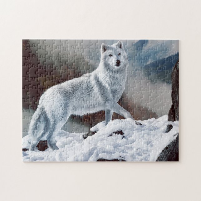 Puzzle Loup arctique (Horizontal)