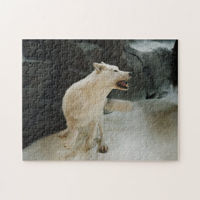 Puzzle Loup blanc (Horizontal)