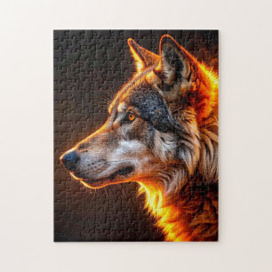 Puzzle Loup Flamboyant