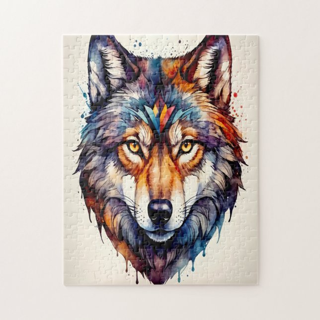 Puzzle Loup majestueux (Vertical)