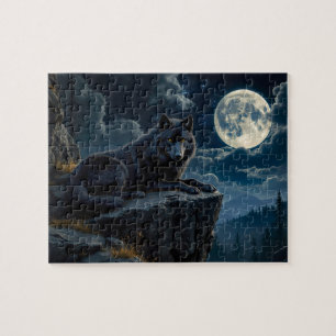 Puzzle Loup Noir