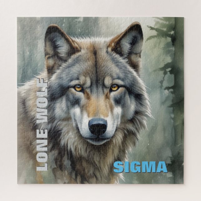 Puzzle Loup solitaire masculin de Sigma (Vertical)