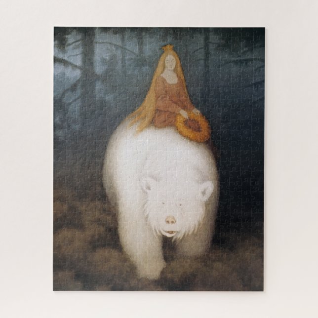 Puzzle "L'ours blanc" de Theodor Kittelsen (Vertical)