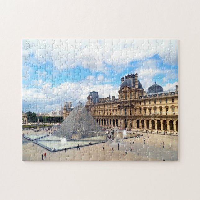 Puzzle Louvre Paris. (Horizontal)