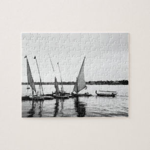 Puzzle Louxor Égypte, Feluccas sur le Nil 2