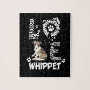 Puzzle Love cute Whippet