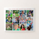 Puzzle LOVE for BEST MOM 12 photo-collage Fête des mères<br><div class="desc">Remplacez les 12 photos carrés par vos pousses de famille préférées personnalisées et faites de ce puzzle un joli cadeau moderne pour votre mère ou votre grand-mère. Cela pourrait être un joli cadeau pour la Fête des Mères, pour vos grands-parents, parents, pour l'anniversaire de votre mère ou de votre père...</div>