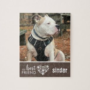 Puzzle Love Pet Dog Photo Personalized