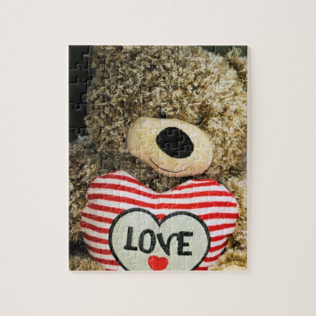 Puzzle Love teddy (Vertical)