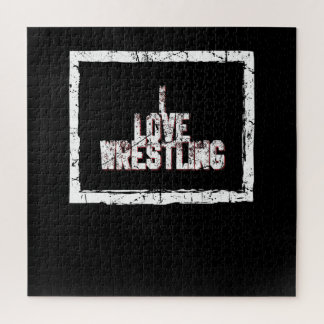 Puzzle Love Wrestling Singlet Lover Costume