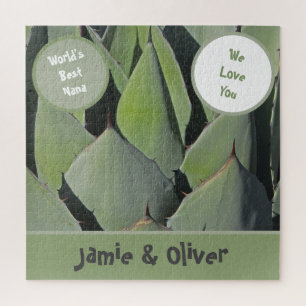Puzzle Love You Nana Green Plante Désert Sud-Ouest Grand-